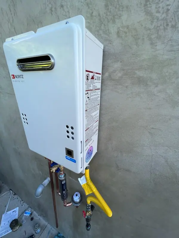 Tankless water heater installation for Wauregan homes